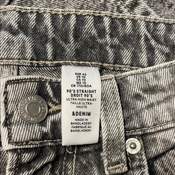 & Denim 90s Straight Jeans - Picture 3 of 3